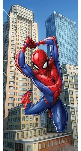 Prosop pentru copii Spider-Man Operation Silver ,70 x 140 cm