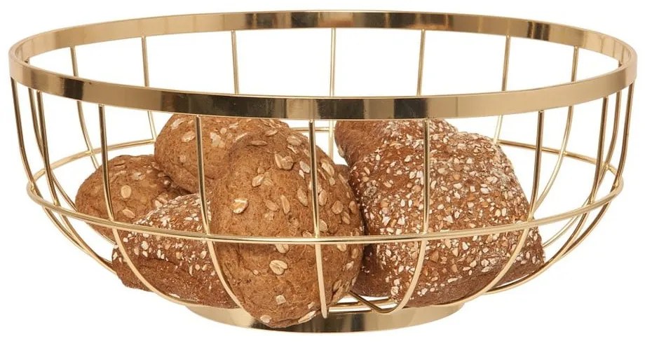 Bol de fructe Present Time Open Grid Gold