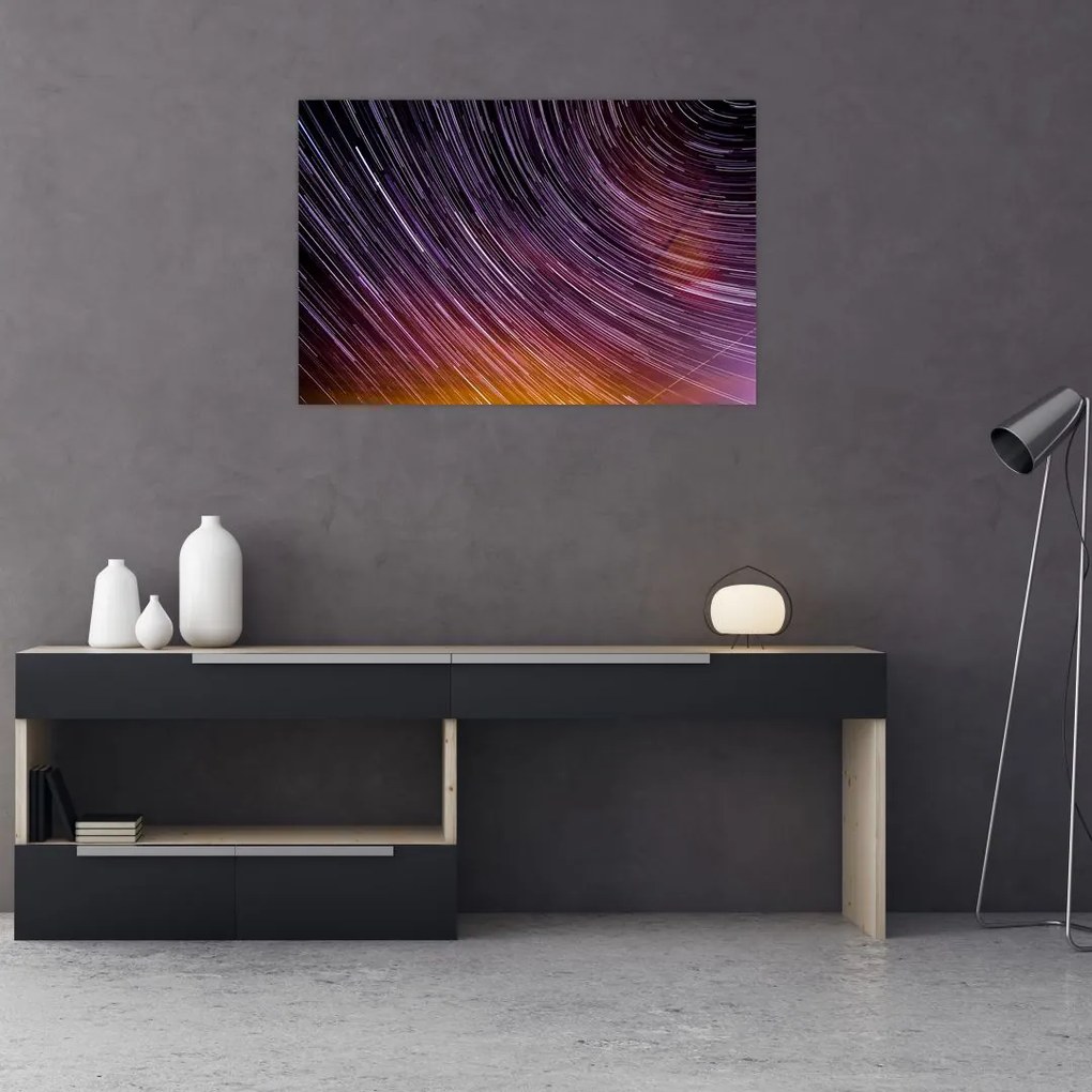Tablou cu stele șterse pe cer (90x60 cm)