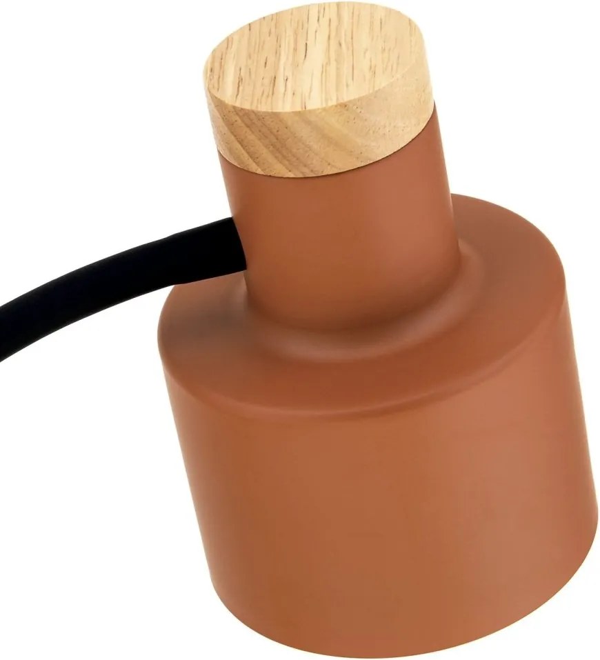 Lampa de podea cu spot directionabil Gili rosu coral