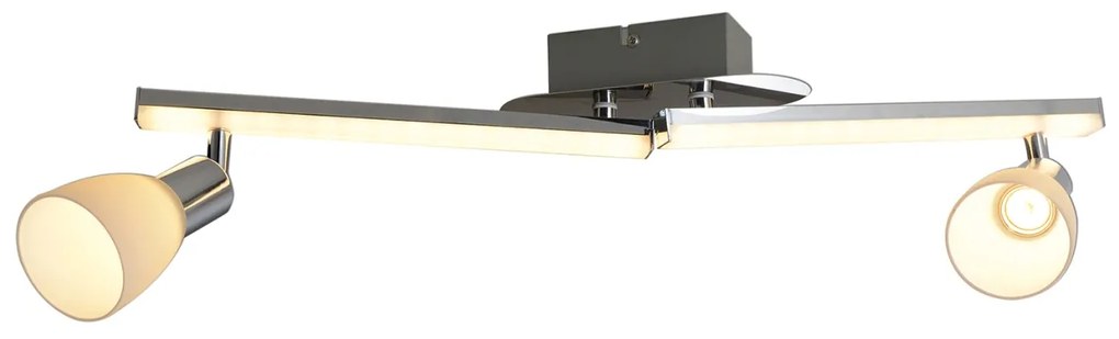 Plafoniera LED cu brate si spoturi directionabile Ibiza 1233042 NV