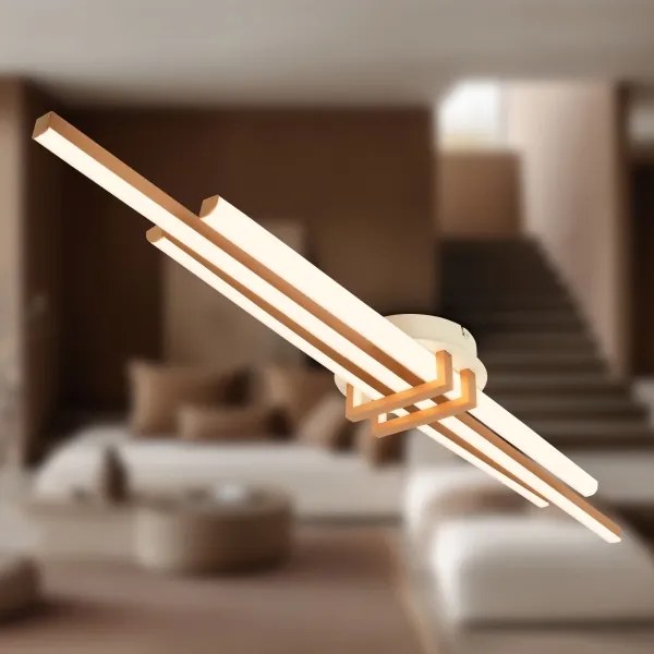 Brilo - Plafonieră LED TINKA LED/30W/230V 3000K cupru