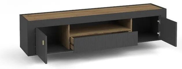 Masă TV Mossana MO8 (negru). 1096843