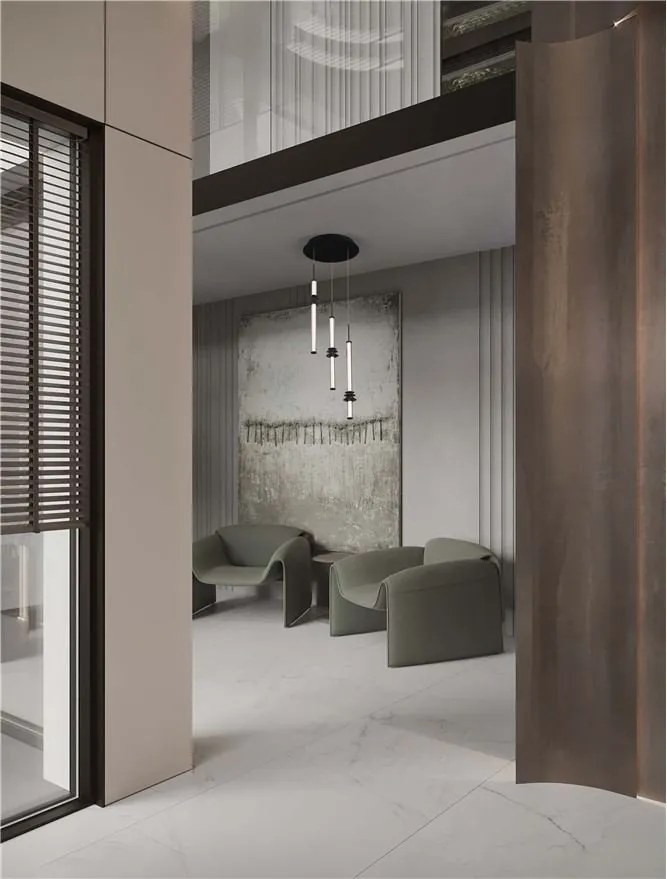 Lustra cu 3 pendule LED design modern ATMOSFERA