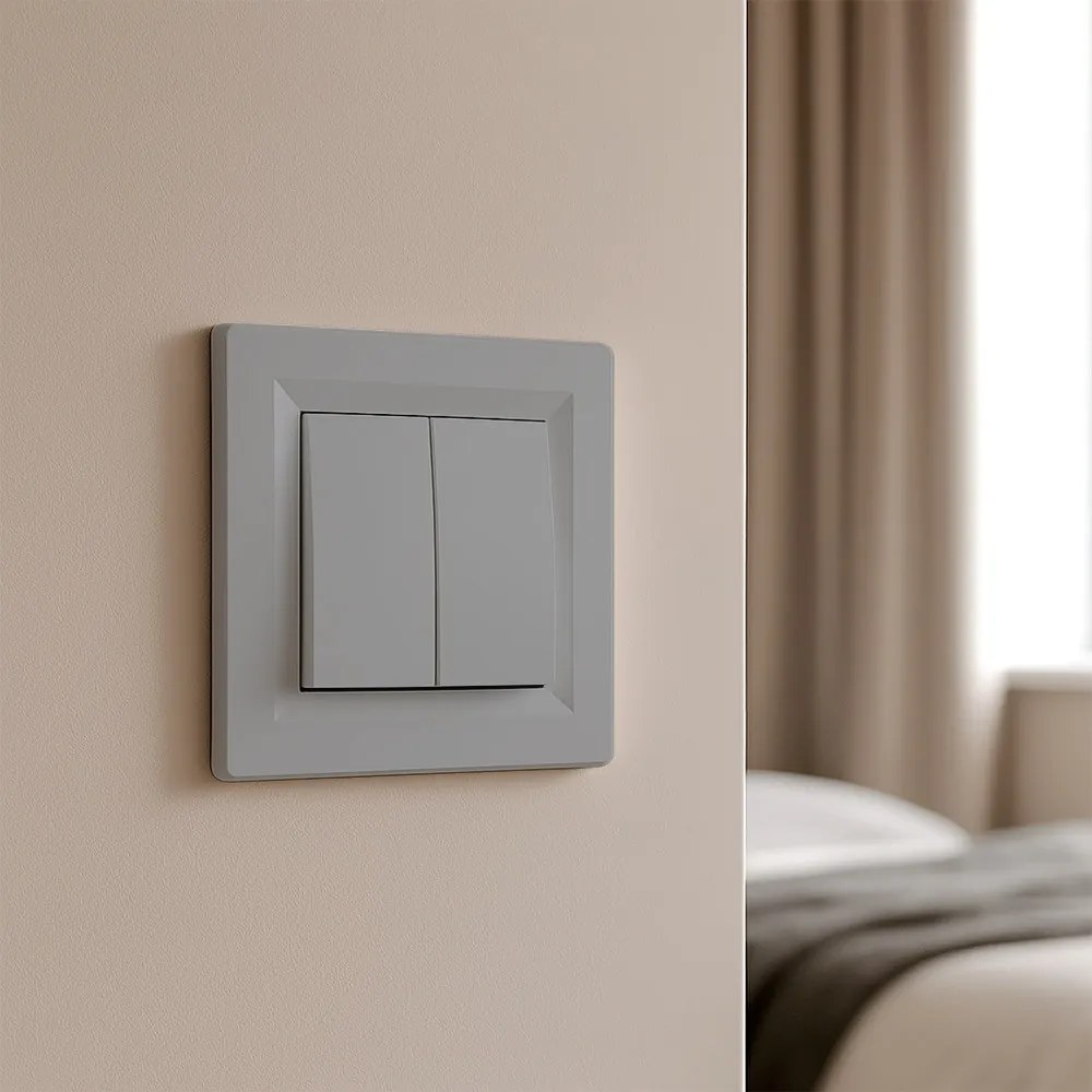 Nova comutator candelabru 10A 250V fără cadru 105 gri