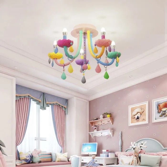 RAINBOW SHORT Lustra Living Lampă pentru copii by Anzazo