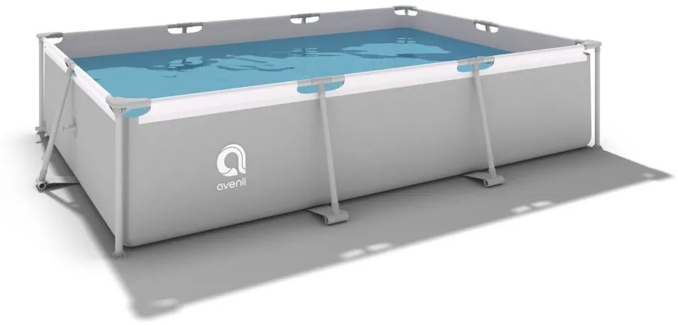 Bazin de grădină cu filtrare 300 x 207 x 65 cm