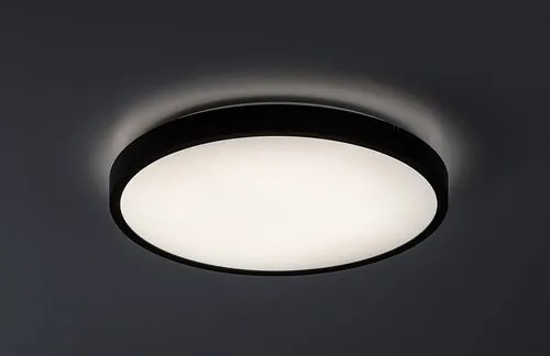 Plafoniera pentru baie, Protectie IP44 Alenzo D-42cm negru, alb