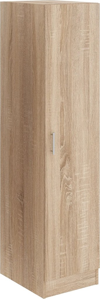 Dulap Remi, O Usa, cu polite, Stejar Sonoma, 40 x 51 x 170 cm