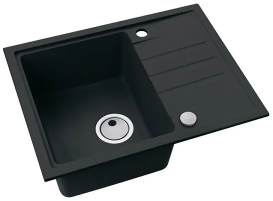Chiuvetă de bucătărie ALVEUS 1149080 INTERMEZZO 62x48 cm negru mat