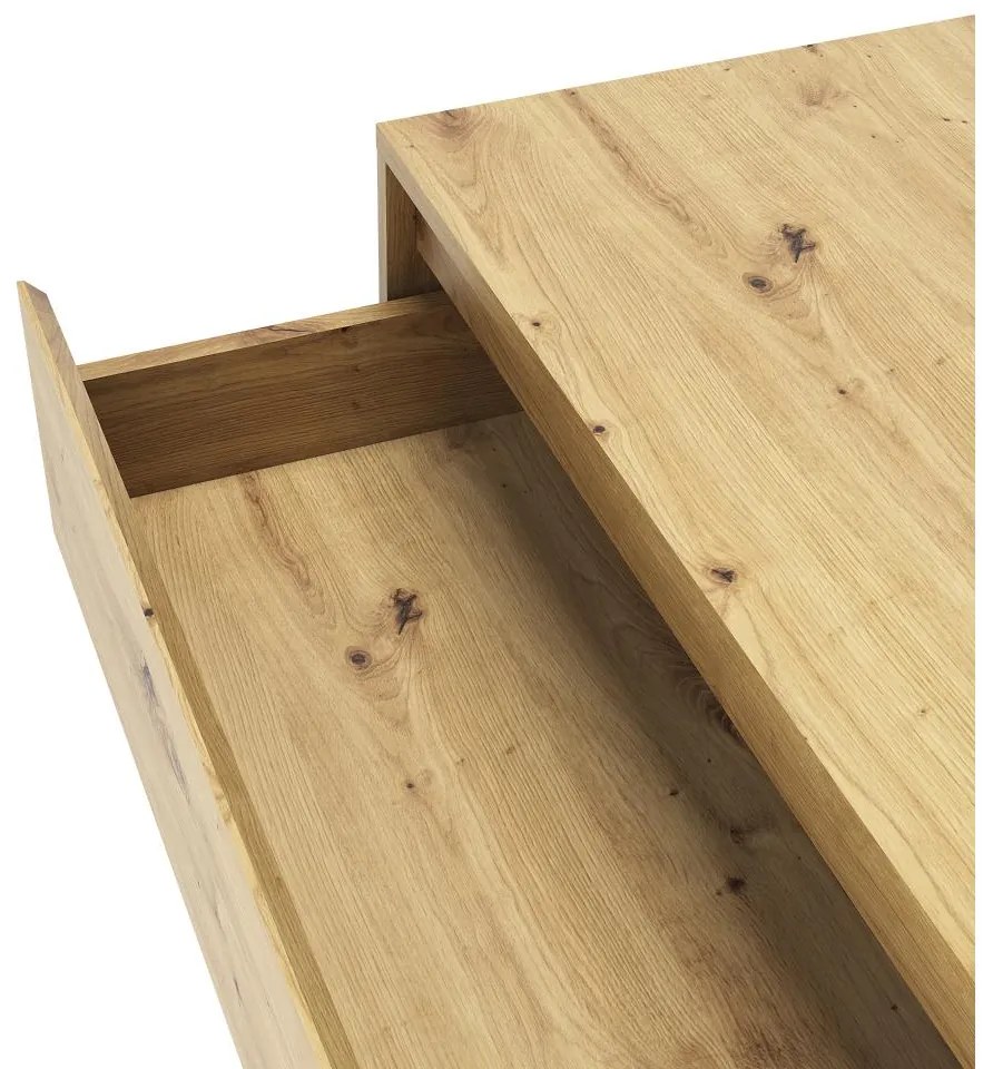 Comodă Brisas 3 (stejar artisan + negru) . 1116261