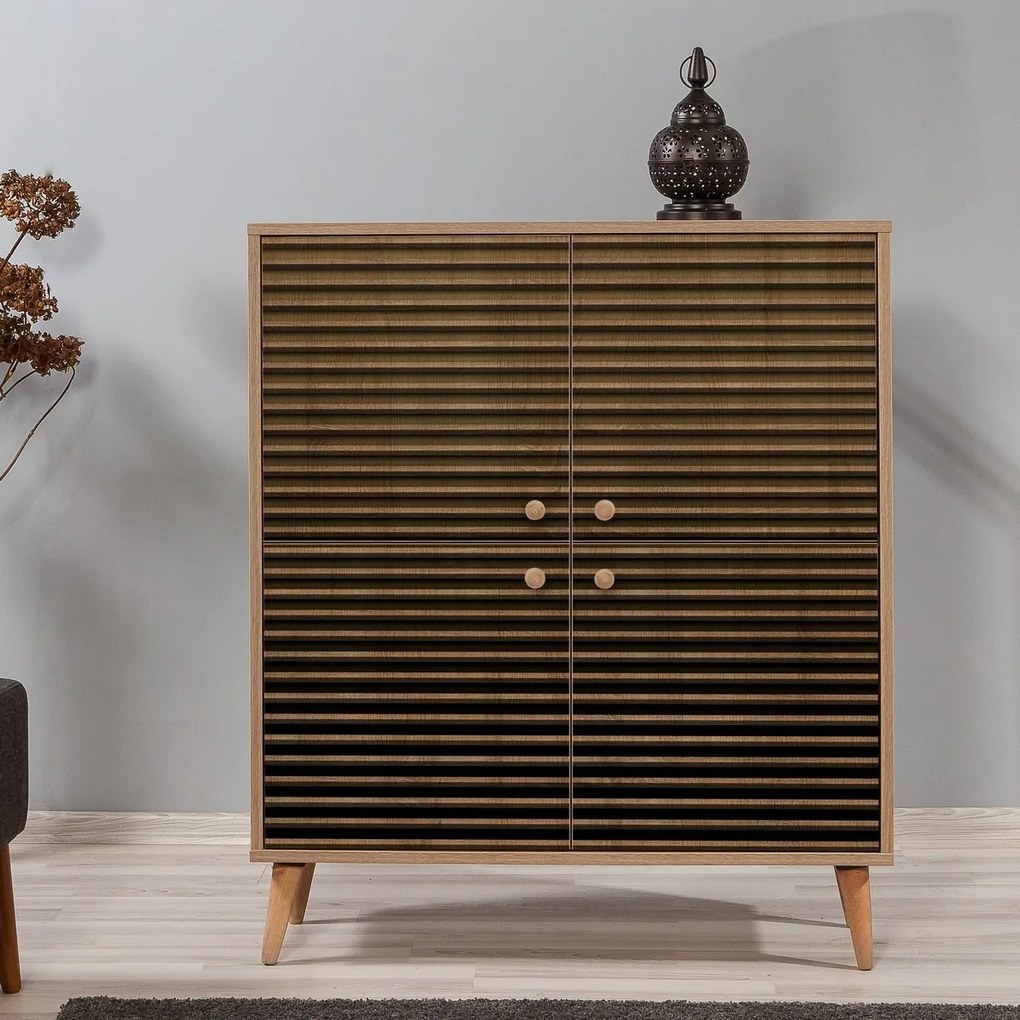 Dulap Mega Sonoma Oak Stripes II