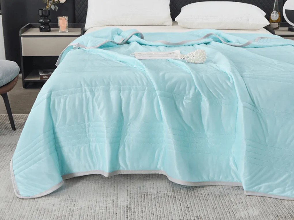 Pilota de vara racoritoare CELIA, menta Dimensiune: 160 x 200 cm