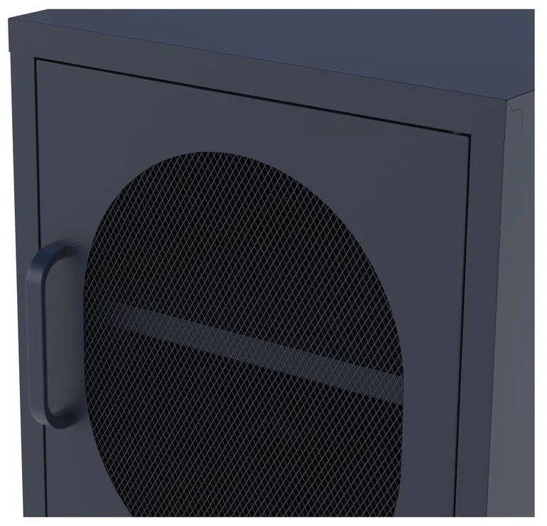 Noptieră albastru-închis din metal Diora – Marckeric