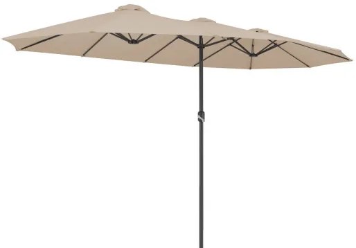 Deuba Umbrelă de soare de grădină XXL - taupe