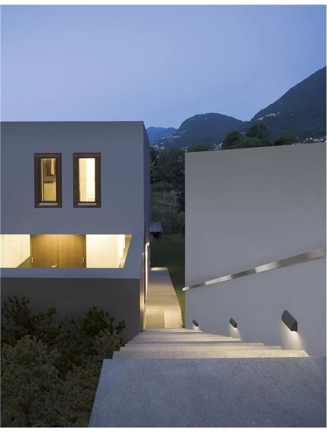 Mini Aplica LED ambientala pentru iluminat exterior IP54 LIV neagra