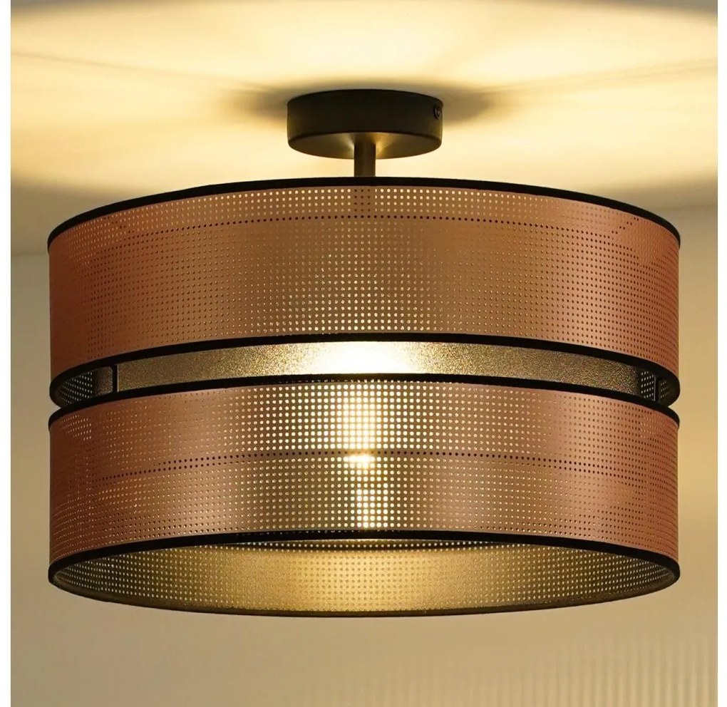 Lustră aplicată Duolla COPPER SHINY 1xE27/15W/230V cupru/negru