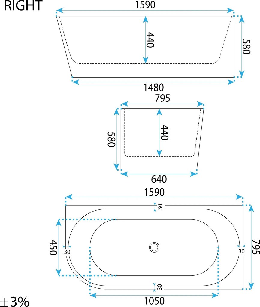 Cada SYDNEY BELLANTO RIGHT 160cm