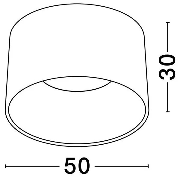 Plafoniera LED design modern ATIL D-50cm