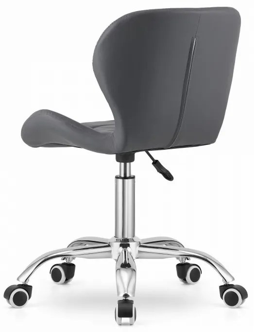 Set pentru birou masa de birou TAYLOR SONOMA 100x50 cm + scaun de birou AVOLA din piele ecologica gri