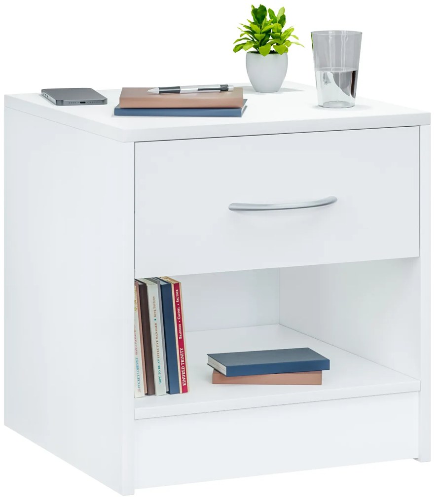 Deuba Noptiera Kiel 41x39x28cm - alb
