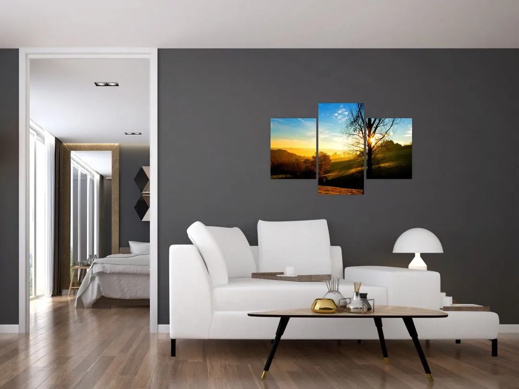 Tablou cu răsăsrit de soare (90x60 cm)