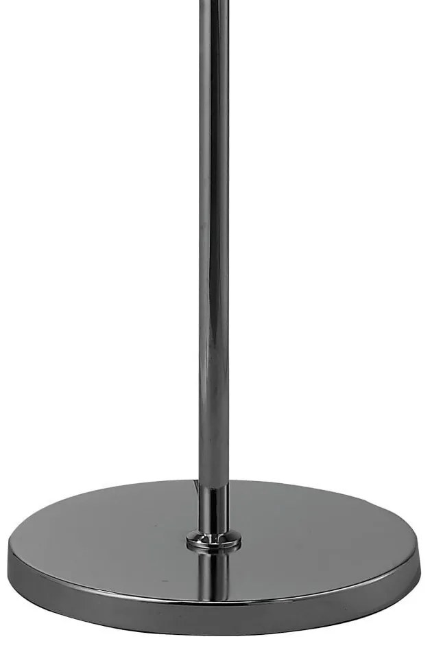Lampadar elegant Tiffany crom/ abajur alb