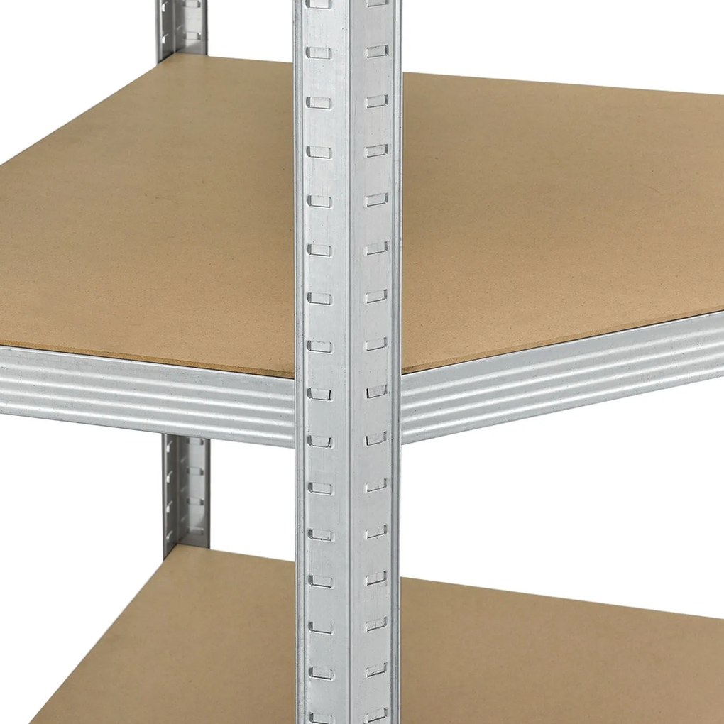 Juskys Raft de colt - 160x75x40-75 cm