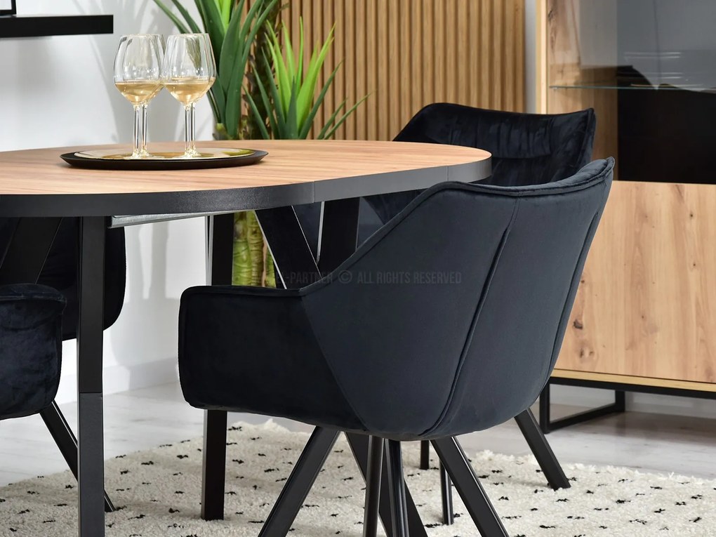 Scaun Nina (negru). 1111200