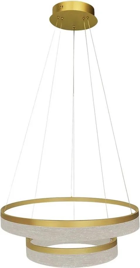 Candelabru LED pe cablu GALA LED/54W/230V, Ø 60 cm, auriu