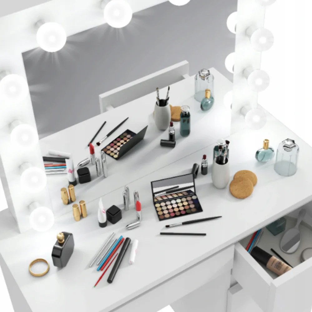 Masa de toaleta Barcelona, alb