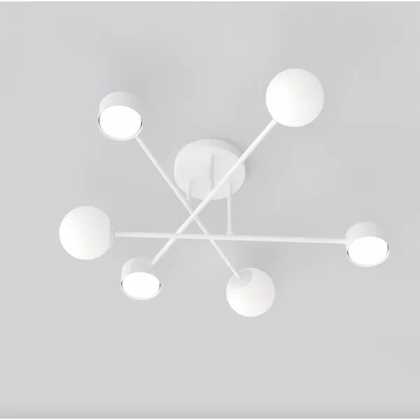 Plafonieră aplicată HOLON 3xG9/8W/230V + 3xGX53/12W albă