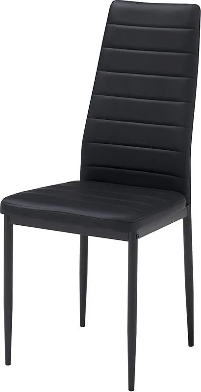 Set de dining 4x scaune + masă Catini AUSTIN - Negru