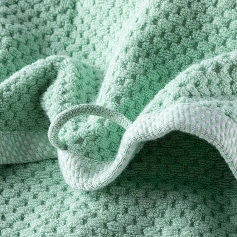 decoDoma Set de prosoape din frotir MODENA verde 50 x 100 cm, 4 buc