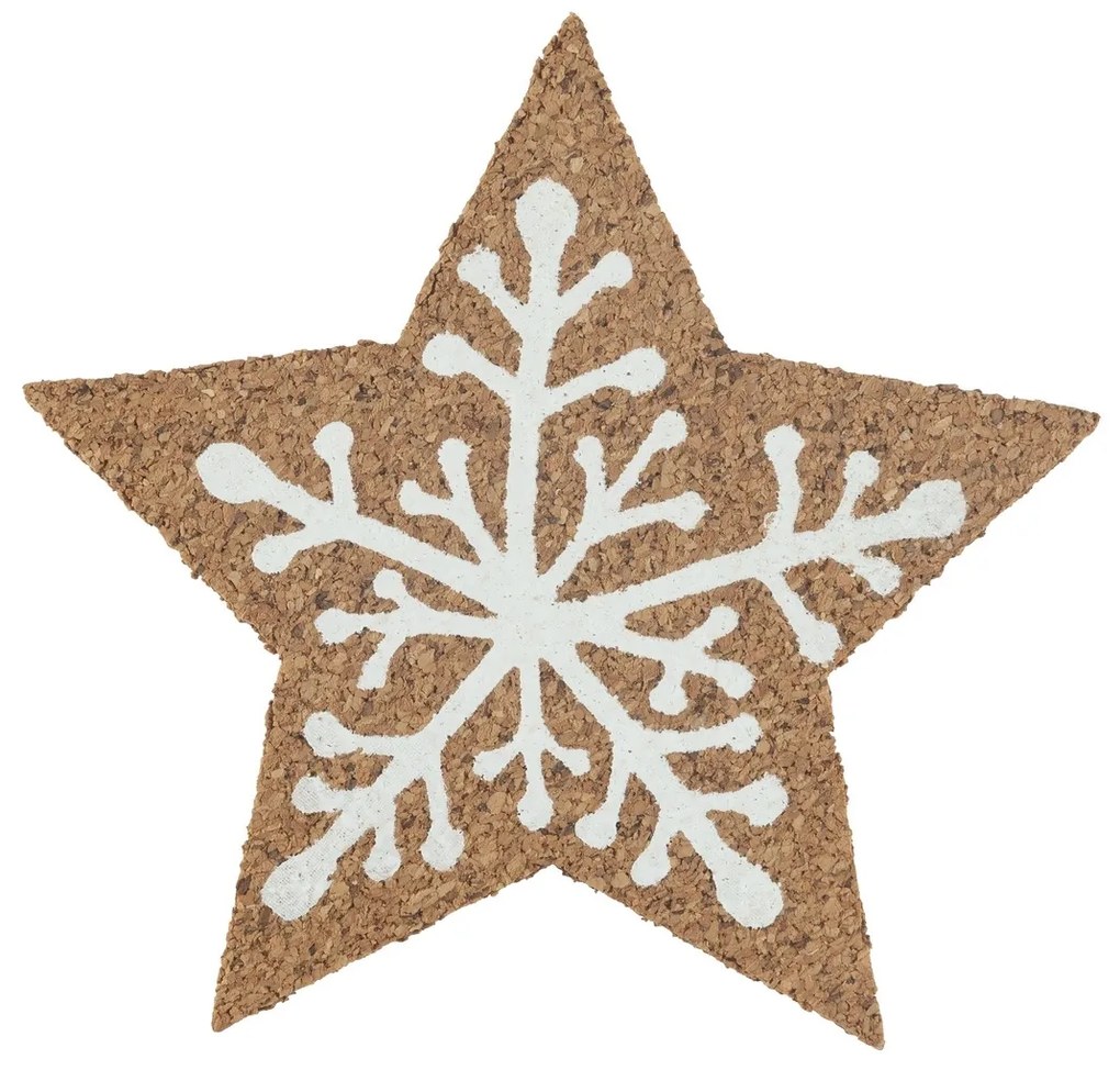 Suport de plută Altom Winter star 10 x 10 x 0,3cm, set de 6 buc.