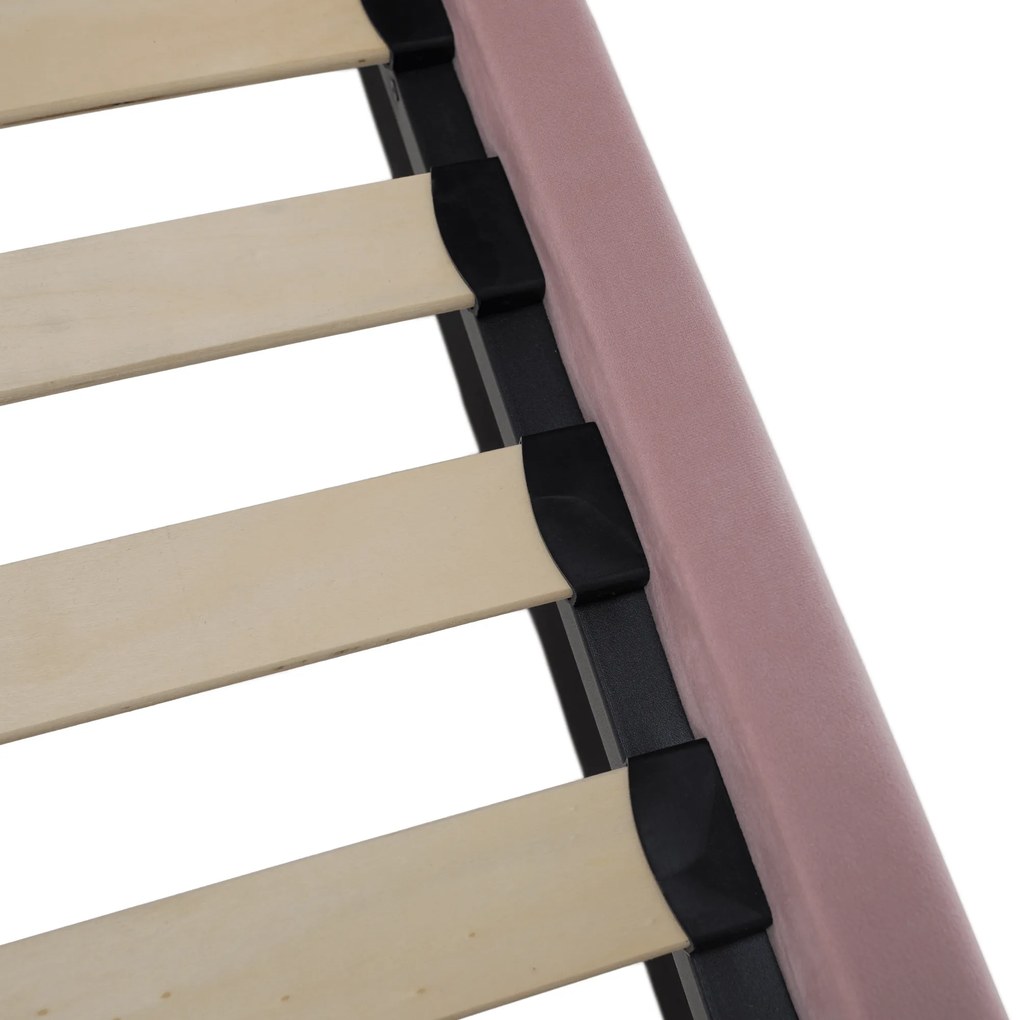 Pat, roz/gold crom auriu, 180x200, KAISA