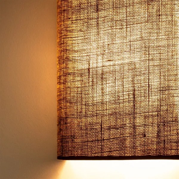 Brilagi - Aplică de perete LED BOHO STYLE 1xE27/15W/230V maro