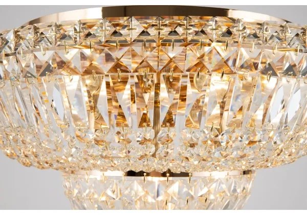 Plafonieră Maytoni DIA100-CL-12-G BASFOR 12xE14/60W/230V auriu