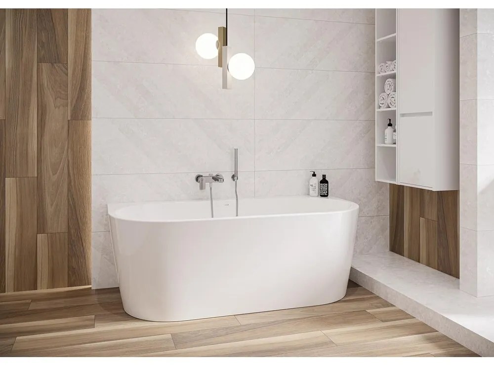 Cada freestanding Cersanit Crea 170x83 cm alb lipitadeperete,BTW