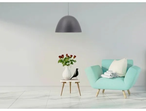 Lustră pe cablu REVOLVE 1xE27/11W/230V gri Klausen 111043