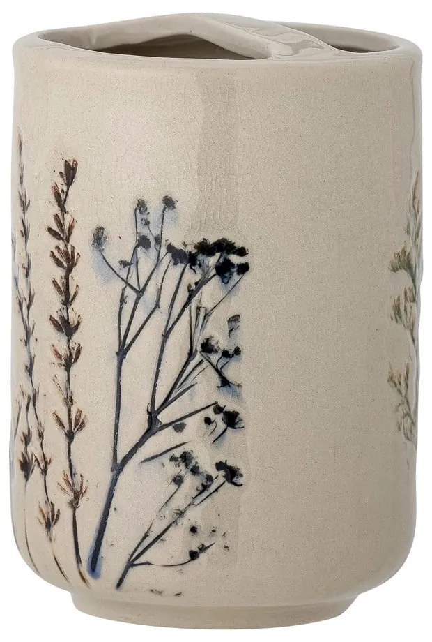 Set de accesorii de baie crem din gresie ceramică Bea – Bloomingville