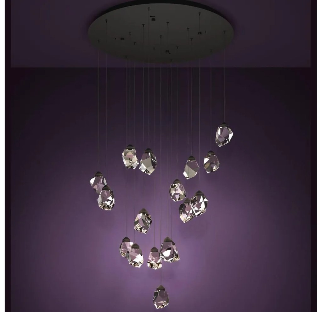 Lustră LED dimabilă pe cablu Eglo 390413 SINDICAT 17xLED/3W/230V 3000K