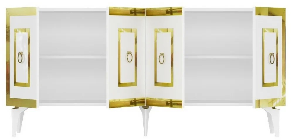 Dulap Karya White and Gold