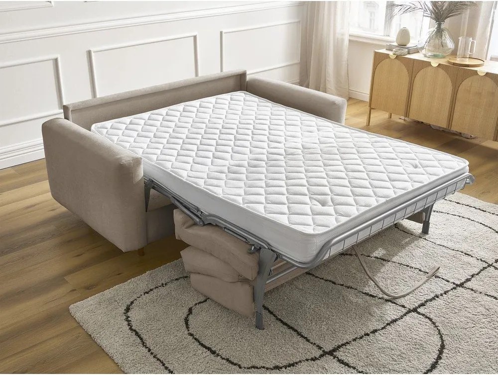 Canapea taupe pentru dormitul zilnic/extensibilă 200 cm Cocoone – Bobochic Paris