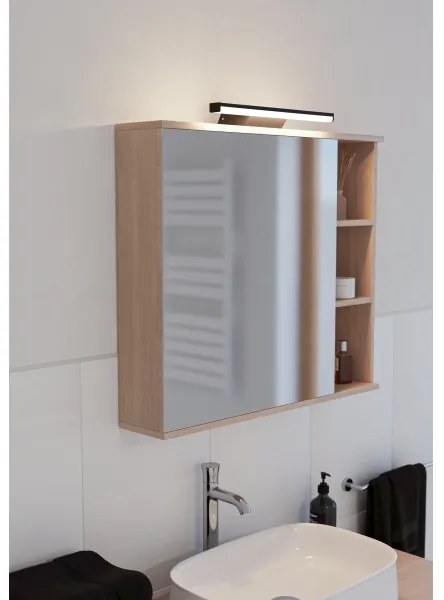 Aplică LED RGBW dimabilă pentru baie 901287 REGELLO-Z 12W/230V IP44 negru