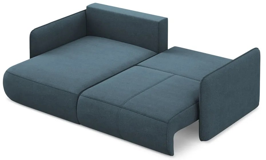 Colțar albastru extensibil/cu spațiu de depozitare (cu colț pe partea stângă) Nanea – Makamii