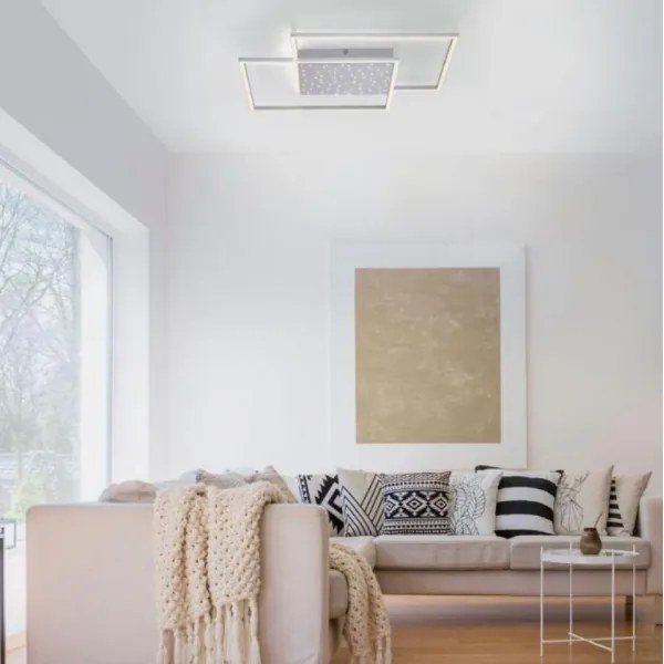 Lustră LED aplicată dimabilă YUKI LED/49W/230V Paul Neuhaus 6024-55 + telecomandă