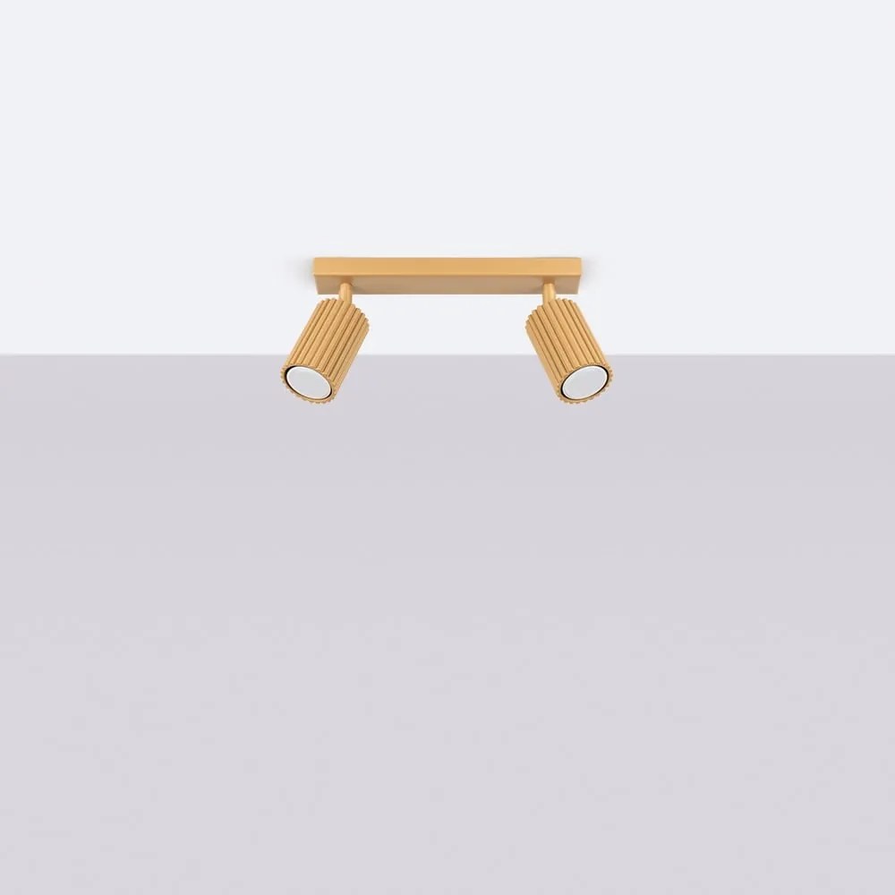 Spot auriu 6,5x30 cm Gleam – Sollux