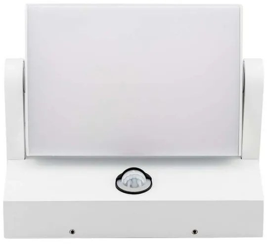 Aplica LED de perete pentru exterior cu senzor, 17W, 230V, 4000K, IP65, alb