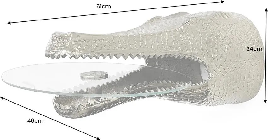 Masuta suspendata design WILDLIFE CROCODILE 60cm A-44843 VC